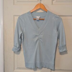 Mint Silk Blend knit lightweight sweater ish
